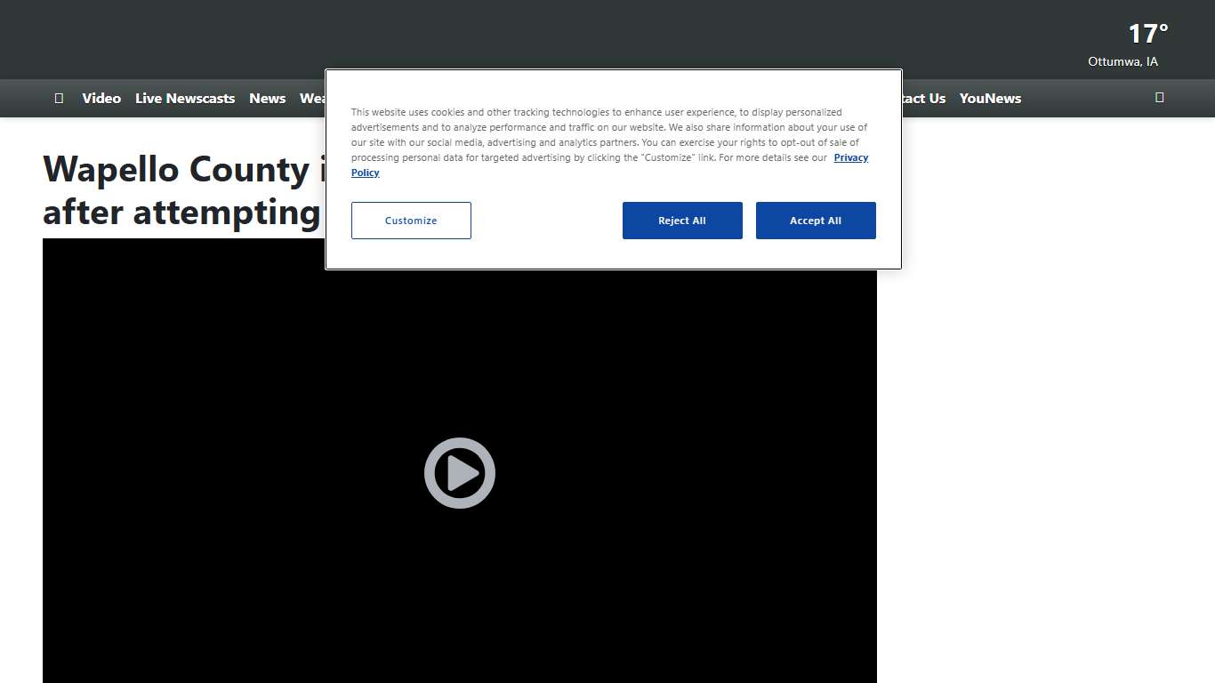 Wapello County inmate causes costly damages after attempting to escape